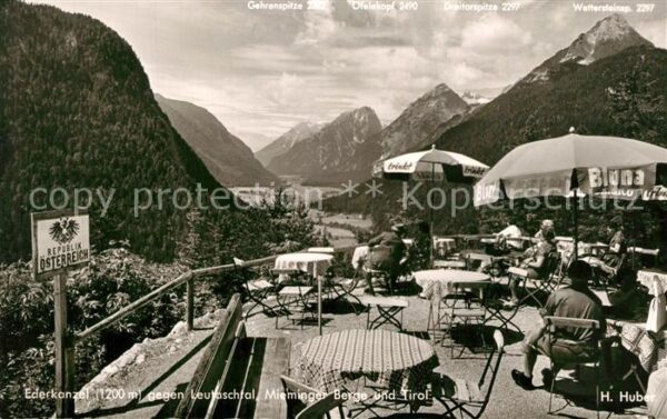 Ederkanzel Leutaschtal Mieminger Berge Tirol Gasth