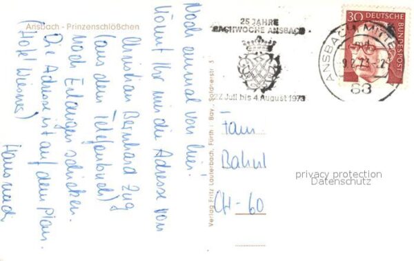 Ansbach Mittelfranken Prinzenschlösschen – Bild 2