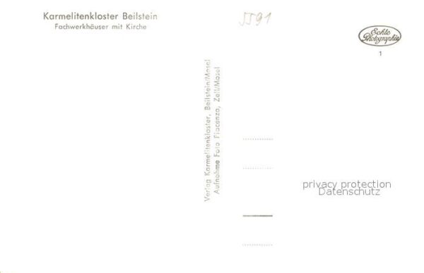 Beilstein Mosel Karmelitenkloster Fachwerkhäuser Kirche – Bild 2