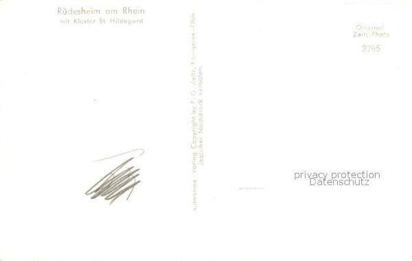 Ruedesheim Rhein Kloster Sankt Hildegard Panorama – Bild 2