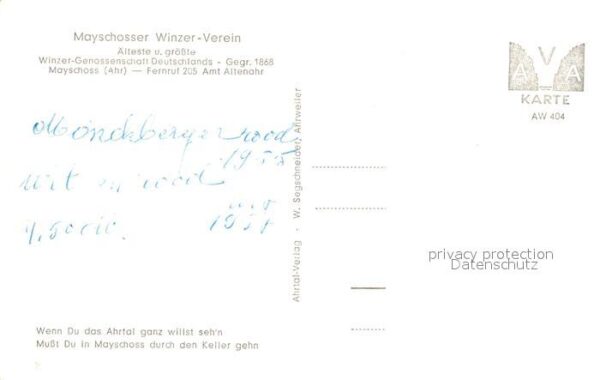 Mayschoss Mayschosser Winzerverein Weinkeller – Bild 2