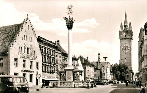 Straubing Stadtplatz Stadtsparkasse