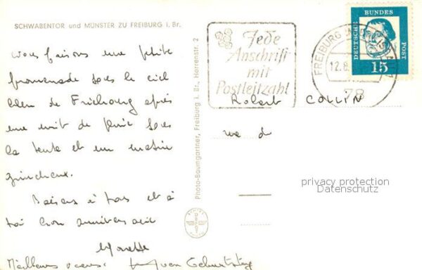 Freiburg Breisgau Schwabentor Münster – Bild 2
