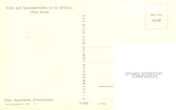 Unterschoenau Schmalkalden Panorama – Bild 2