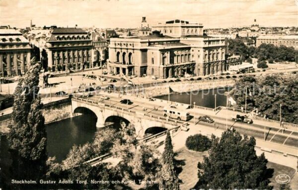 Stockholm Gustav Adolfs Torg Norrbro