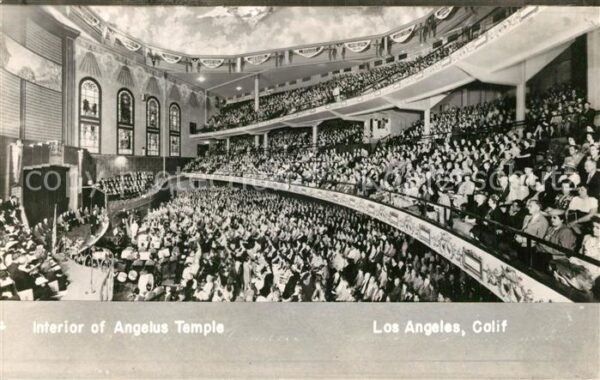 Los Angeles California Angelus Temple Interior