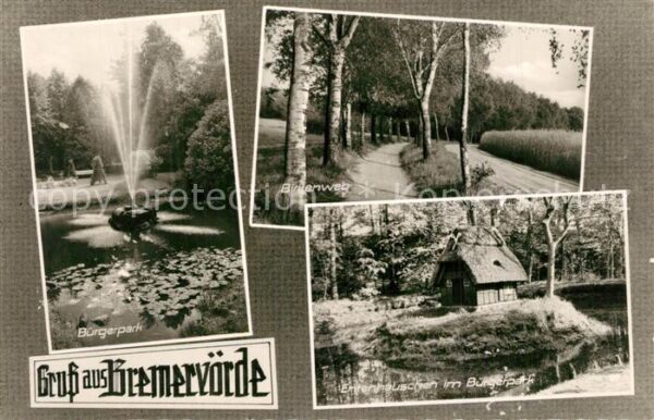 Bremervoerde Bürgerpark Birkenweg Entenhäuschen