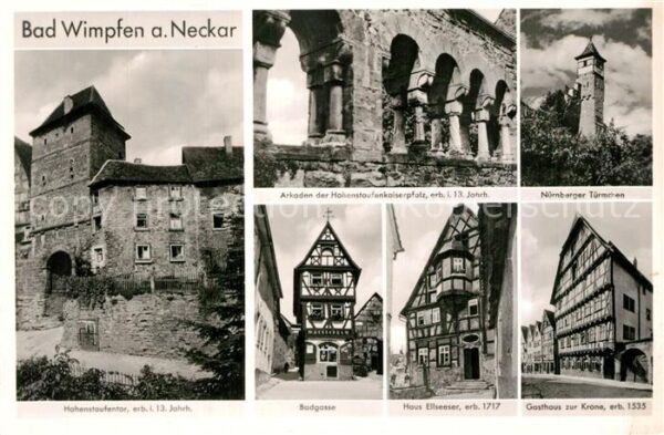 Bad Wimpfen Hohenstaufentor Badgasse Nürnberger Tür