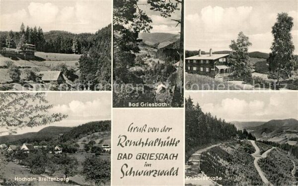 Bad Griesbach Schwarzwald  Hochalm Breitenberg Kniebisstraße Panor
