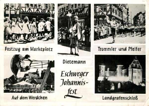 Eschwege Johannisfest Festzug Marktplatz Trommle