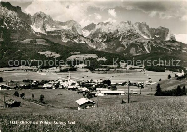 Ellmau Tirol Panorama Wilder Kaiser