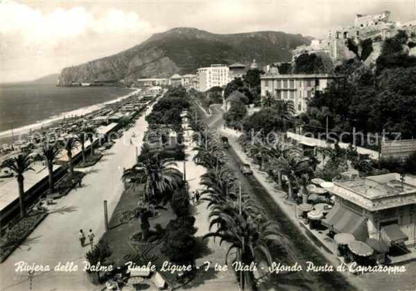 Finale Ligure Tre Viali Sfondo Punta di Capraroppa