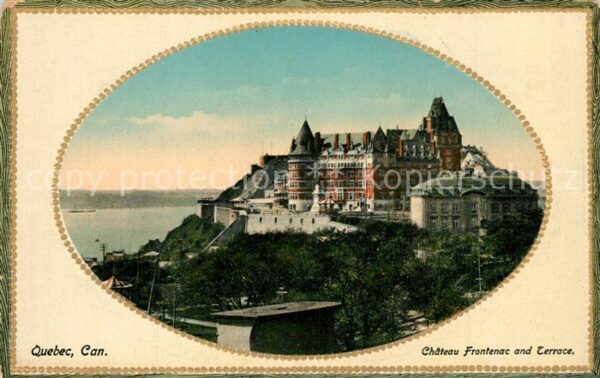 Quebec Chateau Frontenac Terrace