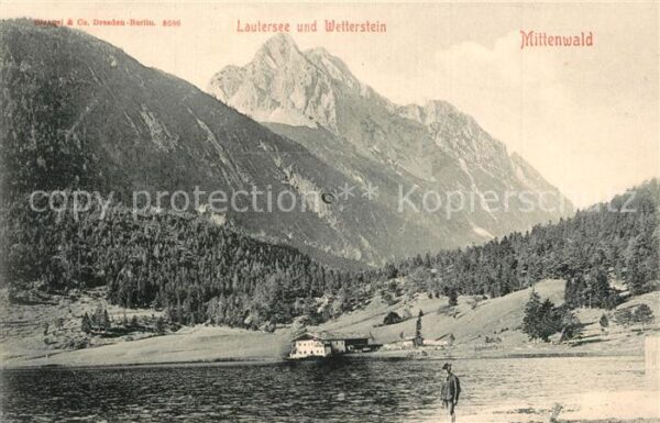 Mittenwald Bayern Lautersee Wetterstein