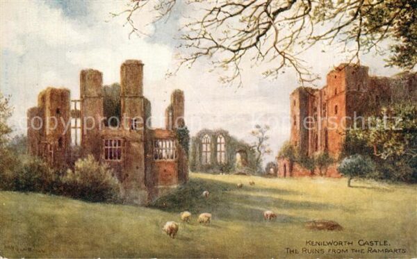 Kenilworth Castle Ruine Ramparts