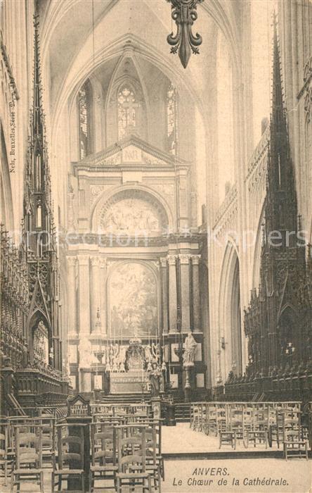 Anvers Antwerpen Choeur de la Cathedrale