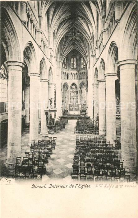 Dinant Wallonie Eglise Interieur