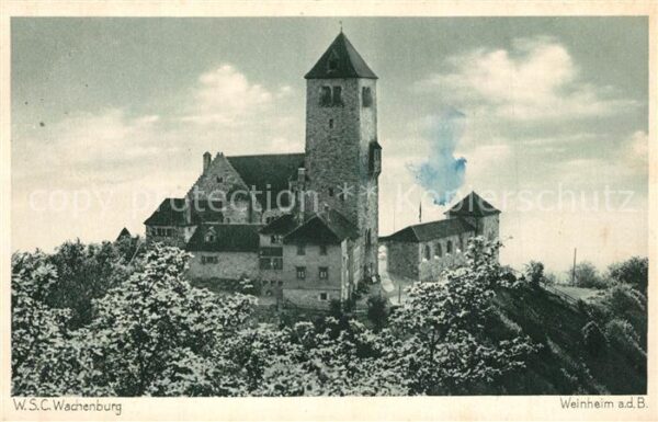 Weinheim Bergstrasse W S C Wachenburg