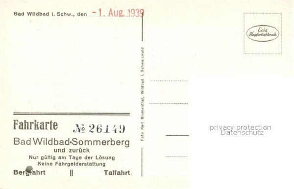 Bad Wildbad Sommerberg Bergbahn – Bild 2