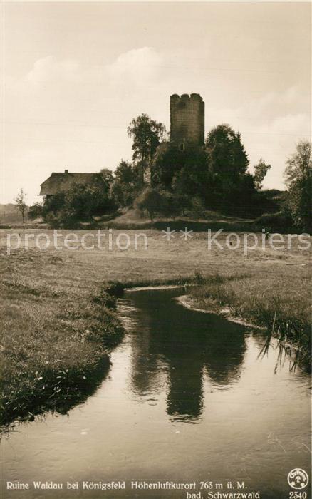 Koenigsfeld Schwarzwald Ruine Waldau