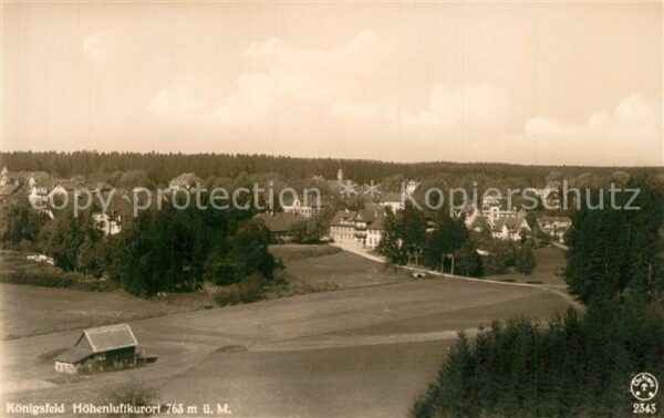 Koenigsfeld Schwarzwald Panorama