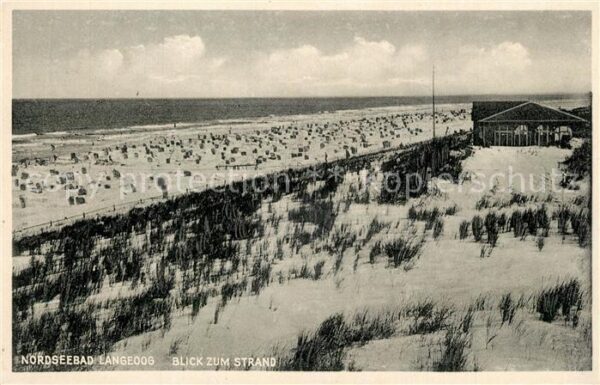 Langeoog Nordseebad Strand