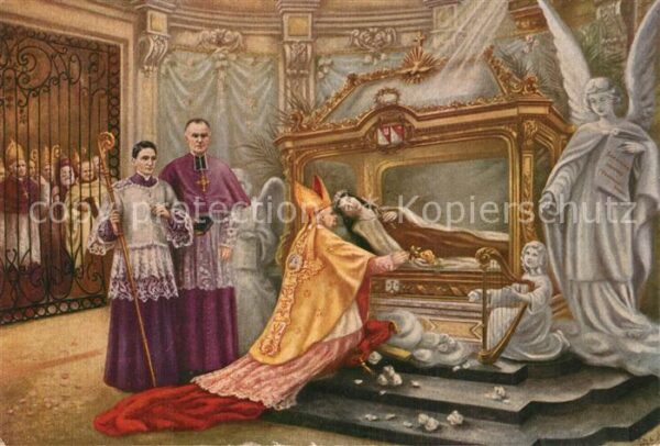 Kuenstlerkarte Carmel de Lisieux Chasse Ste Therese Ca