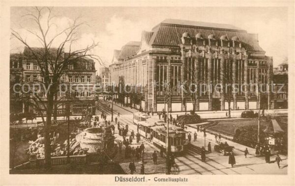 Strassenbahn D?sseldorf Corneliusplatz