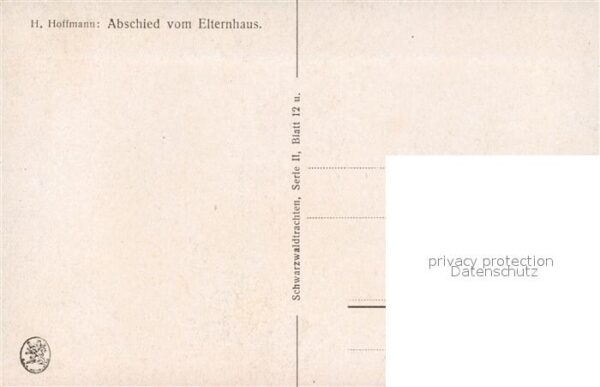 Hoffmann Heinrich Abschied vom Elternhaus – Bild 2