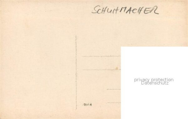 Schuhmacher Privatfoto-Ak – Bild 2