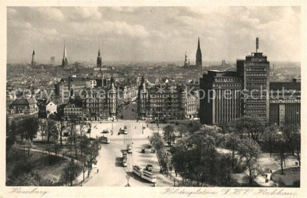 Strassenbahn Hamburg Holstenplatz DHV-Hochhaus