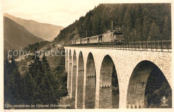 Eisenbahn Ravennabr?cke H?llental Schwarzwald