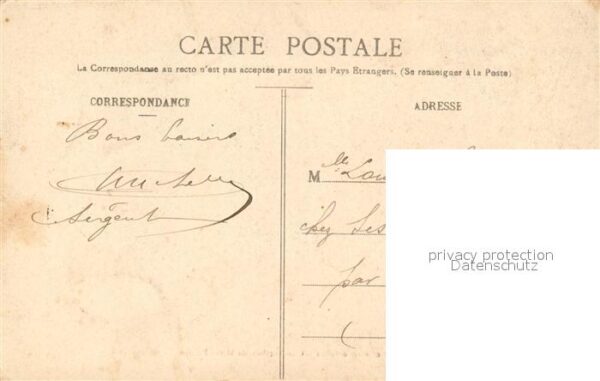 Militaria Frankreich Infanterie au Combat Section de Mitrail – Bild 2