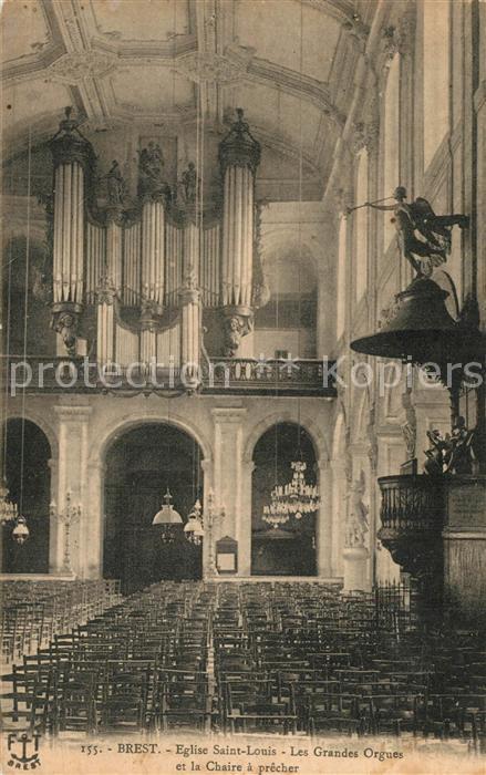 Kirchenorgel Brest Eglise Saint-Louis Grandes Orgues