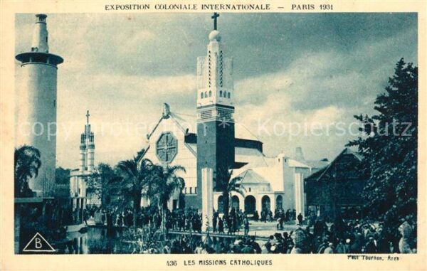Exposition Coloniale Internationale Pari Missions Catholiques