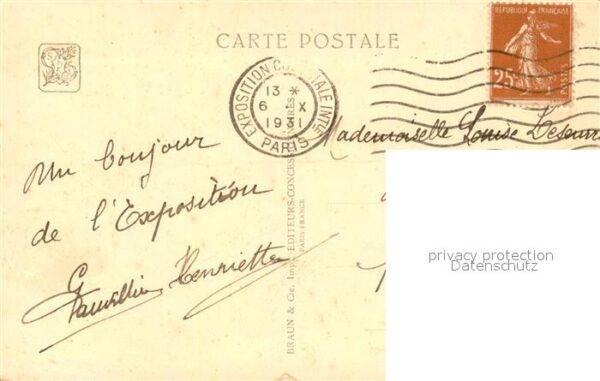 Exposition Coloniale Internationale Pari Missions Catholiques – Bild 2