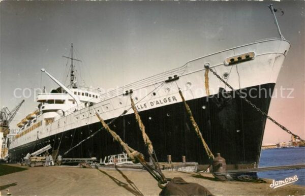 Schiffe Ships Navires Ville d_Alger