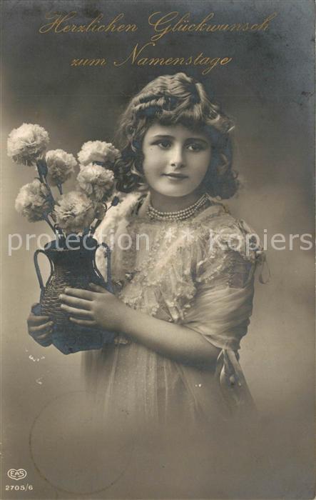 Foto EAS Nr. 2705/6 Namenstag M?dchen Blumen