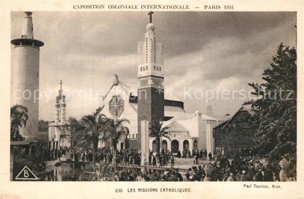 Exposition Coloniale Internationale Pari Missions Catholiques