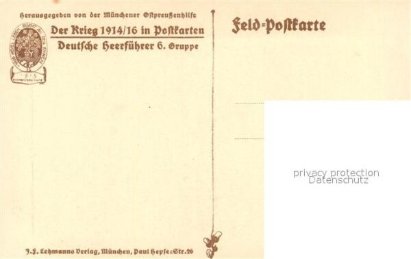 Militaria Generaele Stab Deutschland Hans Gaede K?nstlerkarte F. Quidenus – Bild 2