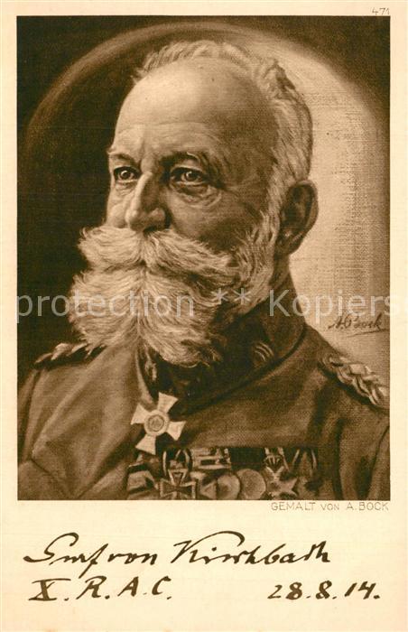 Militaria Generaele Stab Deutschland K?nstler A. Bock