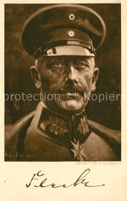 Militaria Generaele Stab Deutschland K?nstler F. Quidenus