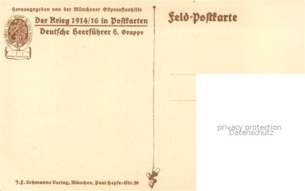 Militaria Generaele Stab Deutschland K?nstler F. Quidenus – Bild 2