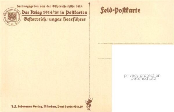 Militaria Gener?le Stab Karl von Pflanzer-Baltin gemalt von F. – Bild 2