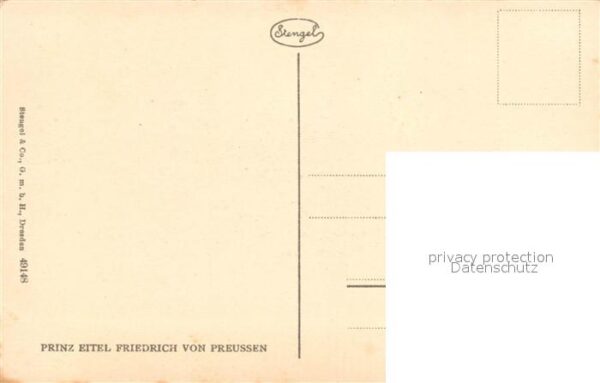 Adel Preussen Prinz Eitel Friedrich von Preussen – Bild 2