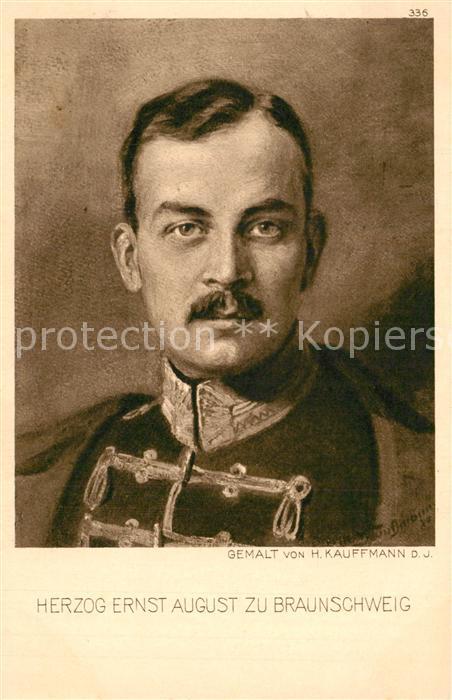 Militaria Generaele Stab Deutschland Herzog Ernst August zu Braunschweig gem