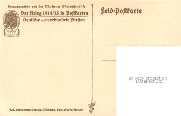 Militaria Generaele Stab Deutschland Herzog Ernst August zu Braunschweig gem – Bild 2