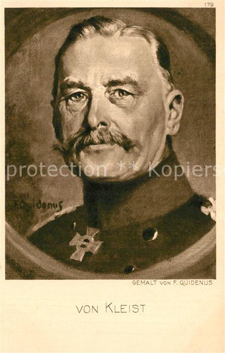 Militaria Generaele Stab Deutschland Georg Friedrich von Kleist gemalt von F