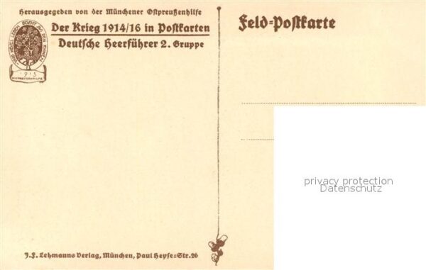 Militaria Generaele Stab Deutschland Georg Friedrich von Kleist gemalt von F – Bild 2