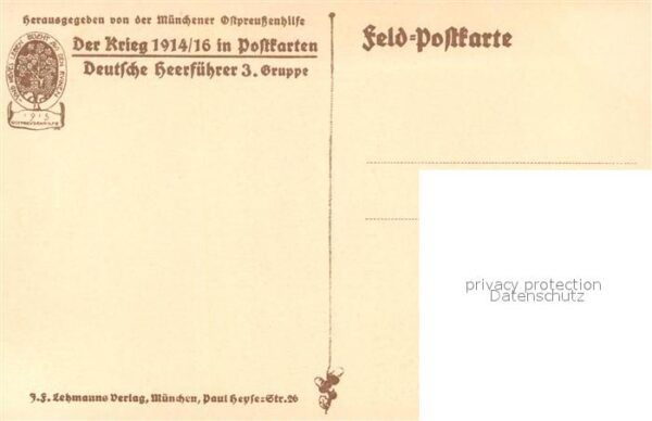 Militaria Generaele Stab Deutschland Ewald von Lochow gemalt von F. Quidenus – Bild 2